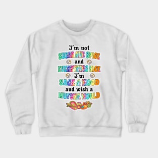 Hippie  Stop Expecting Normal From Us Bestie Personalized Crewneck Sweatshirt